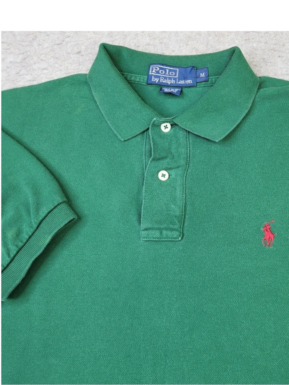 Polo by Ralph Lauren Green Short Sleeve Polo with Pony